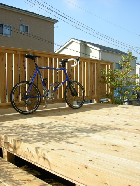 大切な自転車の置き場所に